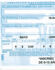 Certificado patronal ISSS